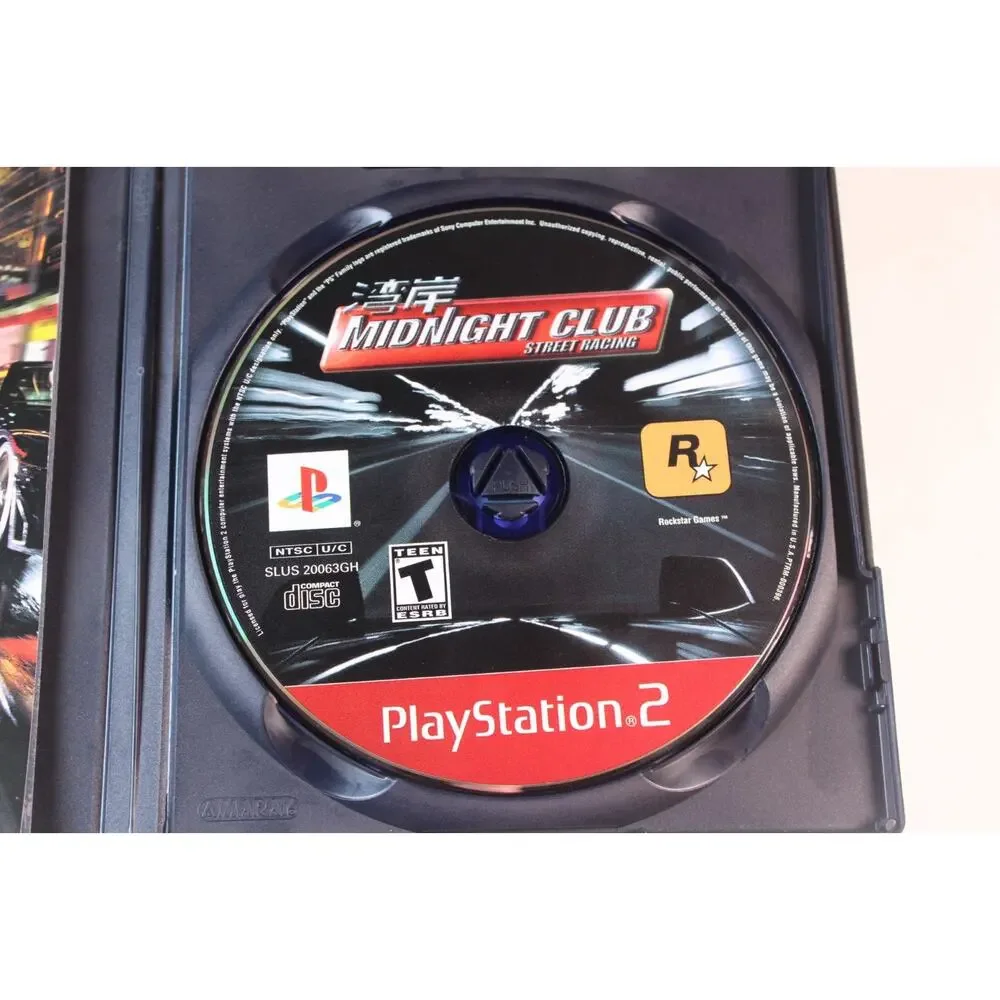 Midnight Club Street Racing (PS2 Sony PlayStation 2, 2000) Authentic, Complete